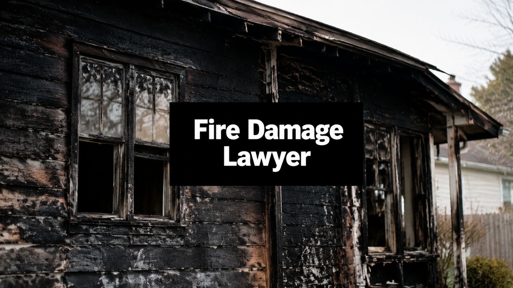 California Fire Damage Lawyer: Your Claim